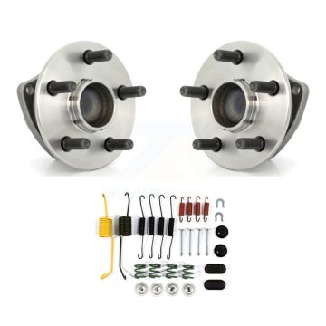 Rear Brake Drum Hardware And Wheel Hub Bearing Kit For 2003-2008 Toyota Corolla Non-ABS K7D-100510