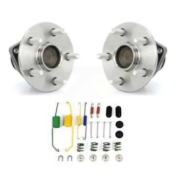 Rear Brake Drum Hardware And Wheel Hub Bearing Assembly Kit For 2008-2009 Toyota Prius K7D-100512