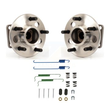 Rear Brake Drum Hardware Hub Bearing Kit For 2001-2005 Pontiac Aztek FWD with 4-Wheel ABS K7D-100522