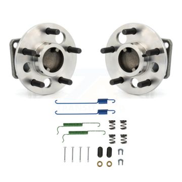Rear Brake Drum Hardware And Hub Bearing Kit For 2001-2005 Pontiac Aztek FWD with Non-ABS K7D-100524