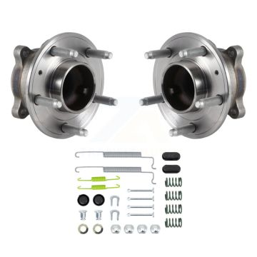 Rear Brake Drum Hardware And Hub Bearing Kit For Chevrolet Cruze With 16" Factory Wheels K7D-100527