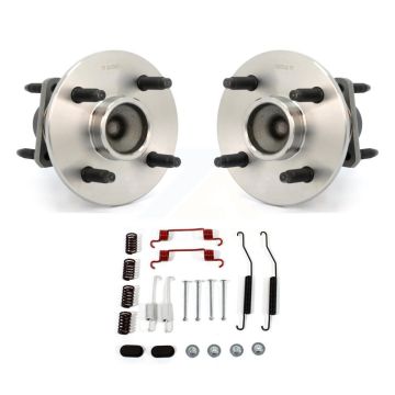 Rear Brake Drum Hardware And Hub Bearing Kit For Chevrolet Cobalt Pontiac G5 4-Wheel ABS K7D-100535