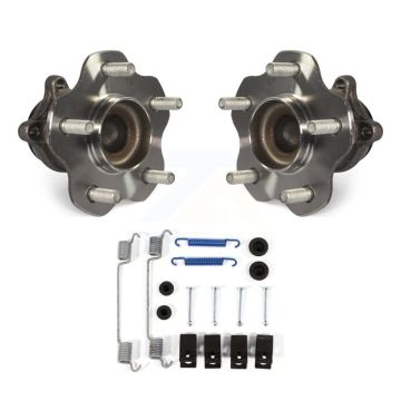 Rear Brake Drum Hardware And Wheel Hub Bearing Assembly Kit For 2013-2019 Nissan Sentra K7D-100537