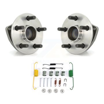 Rear Brake Drum Hardware And Hub Bearing Assembly Kit For 2000-2005 Toyota Celica Non-ABS K7D-100542