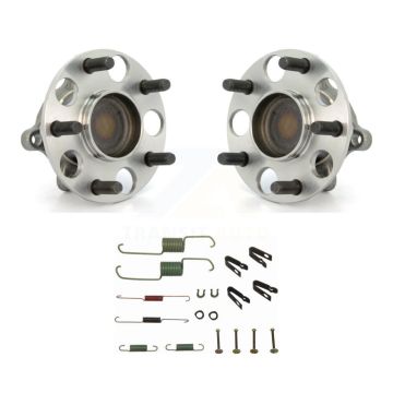 Rear Brake Drum Hardware And Wheel Hub Bearing Assembly Kit For 2006-2011 Honda Civic GX K7D-100548