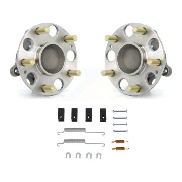 Rear Brake Drum Hardware & Hub Bearing Kit For 08-10 Honda Civic LX with Disc rear brakes K7D-100549