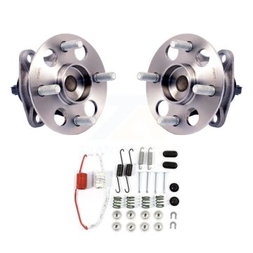 Rear Brake Drum Hardware And Wheel Hub Bearing Assembly Kit For Toyota Prius C Scion iQ K7D-100557