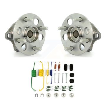 Rear Brake Drum Hardware And Hub Bearing Assembly Kit For 2006-2007 Toyota Yaris Non-ABS K7D-100558