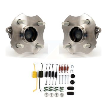 Rear Brake Drum Hardware And Wheel Hub Bearing Assembly Kit For 2004-2006 Scion xB xA K7D-100571