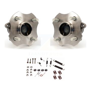 Rear Brake Drum Hardware And Wheel Hub Bearing Kit For 2000-2005 Toyota Echo 4-Wheel ABS K7D-100572