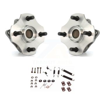 Rear Brake Drum Hardware And Hub Bearing Assembly Kit For 2000-2005 Toyota Echo Non-ABS K7D-100573