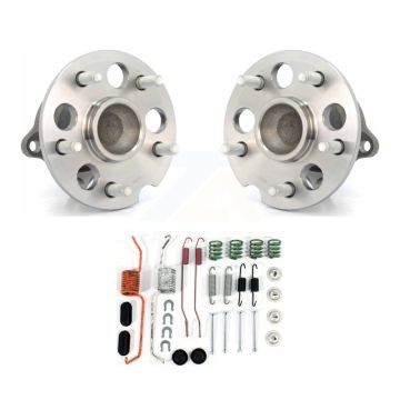 Rear Brake Drum Hardware And Hub Bearing Assembly Kit For 2004-2010 Toyota Sienna FWD K7D-100587
