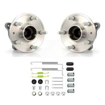 Rear Brake Drum Hardware And Wheel Hub Bearing Assembly Kit For 2011-2012 Chevrolet Cruze K7D-100590