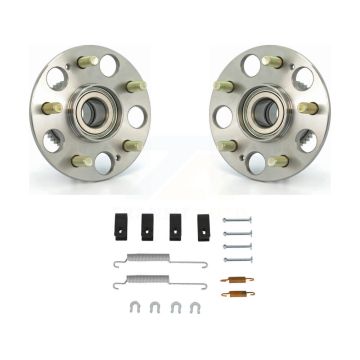 Rear Brake Drum Hardware And Wheel Hub Bearing Assembly Kit For Honda Civic K7D-100598