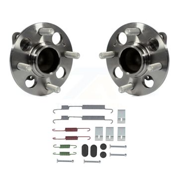 Rear Brake Drum Hardware And Wheel Hub Bearing Assembly Kit For 2012-2017 Hyundai Accent K7D-100609
