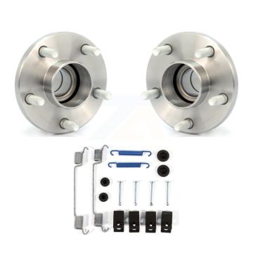 Rear Brake Drum Hardware And Hub Bearing Assembly Kit For 2010-2013 Ford Transit Connect K7D-100613