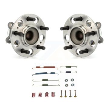 Rear Brake Drum Hardware And Hub Bearing Kit For 2008-2010 Hyundai Elantra 4-Wheel ABS K7D-100615
