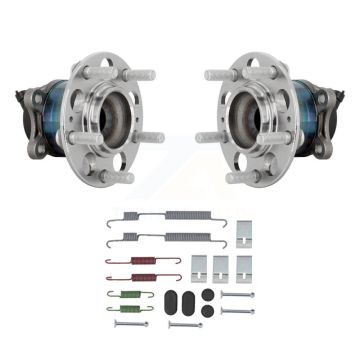 Rear Brake Drum Hardware And Wheel Hub Bearing Assembly Kit For 2020-2023 Hyundai Venue K7D-100618