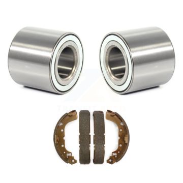Rear Brake Drum Shoes And Wheel Bearing Kit For 2014-2015 Mitsubishi Mirage K7D-100624
