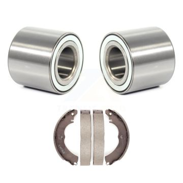 Rear Brake Drum Shoes And Wheel Bearing Kit For Mitsubishi Mirage G4 With 1 Mounting Hole K7D-100625