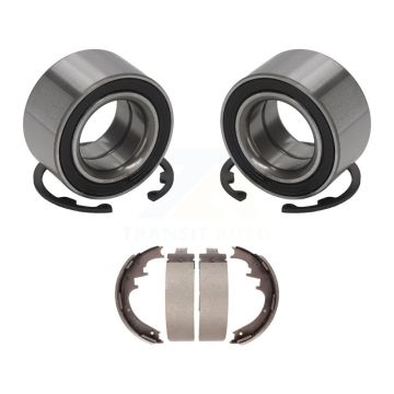 Rear Brake Drum Shoes And Bearing Kit For 1998-2002 Ford Ranger EV With 10" Diameter K7D-100648
