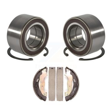Rear Brake Drum Shoes And Wheel Bearing Kit For 2014-2019 Ford Fiesta ST K7D-100652