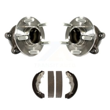 Rear Brake Drum Shoes And Hub Bearing Assembly Kit For Ford Focus With Parking Assist K7D-100654