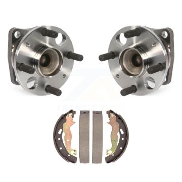 Rear Brake Drum Shoes And Wheel Hub Bearing Assembly Kit For 2011-2014 Mazda 2 K7D-100659