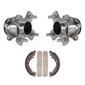 Rear Brake Drum Shoes And Wheel Hub Bearing Assembly Kit For 2015-2020 Honda Fit K7D-100662