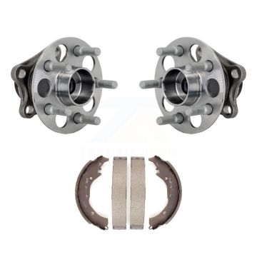 Rear Brake Drum Shoes And Wheel Hub Bearing Assembly Kit For 2008-2014 Scion xD K7D-100664