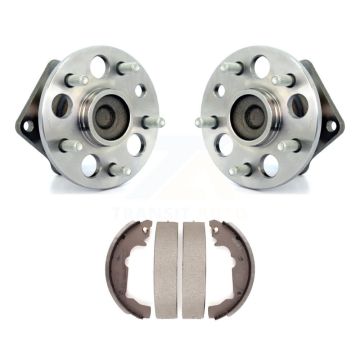 Rear Brake Drum Shoes And Wheel Hub Bearing Assembly Kit For 1998-2003 Toyota Sienna K7D-100671