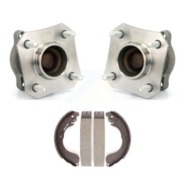 Rear Brake Drum Shoes And Hub Bearing Kit For 2007-2012 Nissan Sentra 2.0L with Non-ABS K7D-100673
