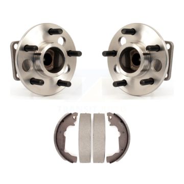 Rear Brake Drum Shoes & Hub Bearing Kit For 2001-2005 Pontiac Aztek FWD with 4-Wheel ABS K7D-100691