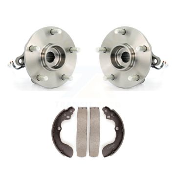 Rear Brake Drum Shoes And Wheel Hub Bearing Assembly Kit For 2007-2013 Suzuki SX4 AWD K7D-100695