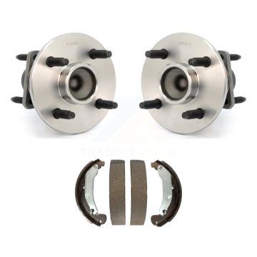 Rear Brake Drum Shoes Hub Bearing Kit For Chevrolet Cobalt Pontiac Saturn Ion G5 Pursuit K7D-100703