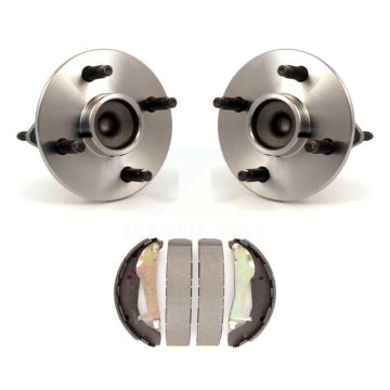 Rear Brake Drum Shoes & Hub Bearing Kit For 2009-2010 Chevrolet Cobalt Pontiac G5 Non-ABS K7D-100705