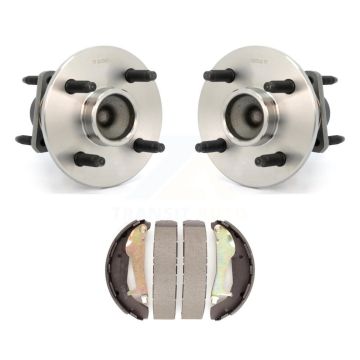 Rear Brake Drum Shoes And Hub Bearing Kit For Chevrolet Cobalt Pontiac G5 4-Wheel ABS K7D-100707