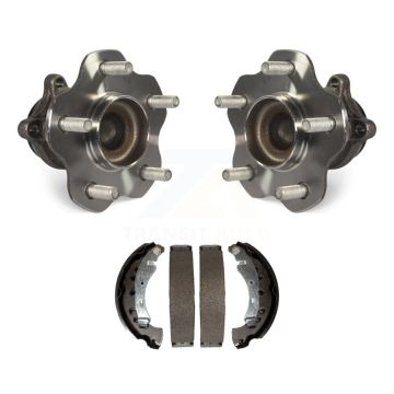 Rear Brake Drum Shoes And Wheel Hub Bearing Assembly Kit For 2013-2019 Nissan Sentra K7D-100709