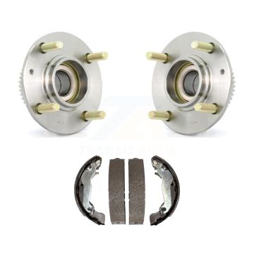 Rear Brake Drum Shoes And Wheel Hub Bearing Kit For 2001-2006 Hyundai Elantra 4-Wheel ABS K7D-100713