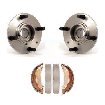 Rear Brake Drum Shoes And Hub Bearing Assembly Kit For 2007-2009 Kia Spectra Non-ABS K7D-100714