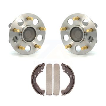 Rear Brake Drum Shoes And Hub Bearing Assembly Kit For 2011 Honda Civic Hybrid-L Hybrid K7D-100725