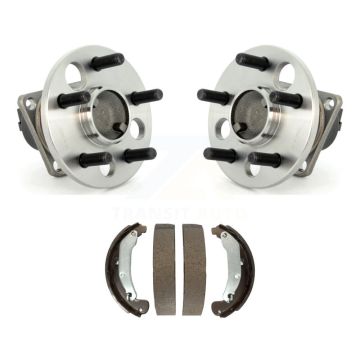 Rear Brake Drum Shoes Hub Bearing Kit For Pontiac Sunfire Chevrolet Cavalier 4-Wheel ABS K7D-100726