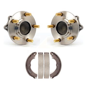 Rear Brake Drum Shoes And Wheel Hub Bearing Assembly Kit For Mitsubishi Lancer K7D-100733