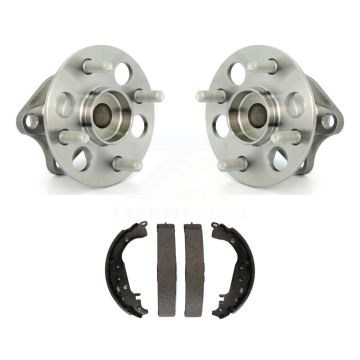 Rear Brake Drum Shoes And Hub Bearing Assembly Kit For 2006-2007 Toyota Yaris Non-ABS K7D-100737