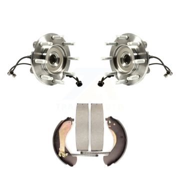 Rear Brake Drum Shoes And Wheel Hub Bearing Kit For Chevrolet Silverado 1500 GMC Sierra K7D-100738