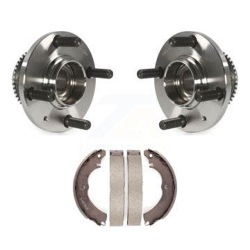 Rear Brake Drum Shoes And Hub Bearing Assembly Kit For 2002-2007 Mitsubishi Lancer ES K7D-100744