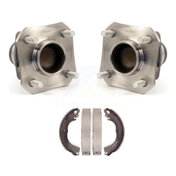 Rear Brake Drum Shoes And Hub Bearing Kit For 2009-2011 Nissan Versa 1.6L with Non-ABS K7D-100748
