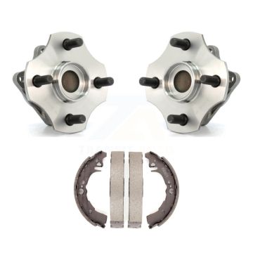 Rear Brake Drum Shoes And Hub Bearing Assembly Kit For 2000-2005 Toyota Echo Non-ABS K7D-100756