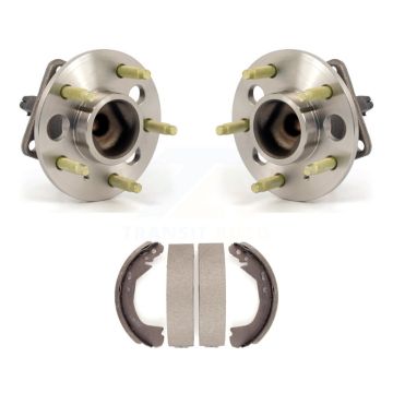 Rear Brake Drum Shoes & Hub Bearing Kit For Chevrolet Malibu Pontiac Grand Am Oldsmobile K7D-100758