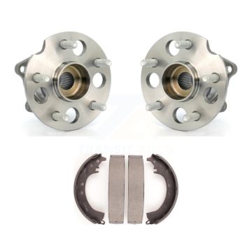 Rear Brake Drum Shoes And Wheel Hub Bearing Assembly Kit For 2001-2002 Toyota RAV4 AWD K7D-100765
